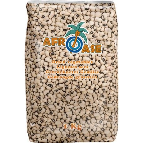 AFROASE Black-Eyed Beans 1 Kg - Dau Trang