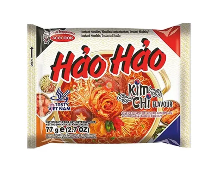 ACECOOK Instant Noodles Kimchi Haohao 74G Jasmine Asian Market acecook-instant-noodles-kimchi-haohao-74g-jasmine-asian-market