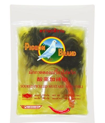 PIGEON Mustard Pickled With Chili Soured - Dua Chua 350 G