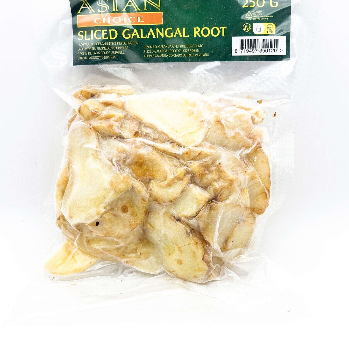 ASIAN CHOICE Galanga Sliced - Gieng Cat Lat 250 G