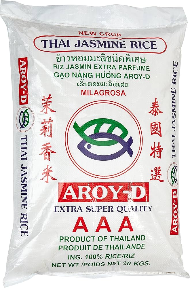 AROY-D Jasmine Rice 100% Aaa Quality 20Kg