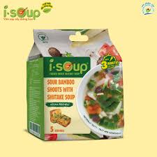 ISOUP Sour Bamboo Shoots With Shiitake Mushroom Soup - Canh Luoi Mang Nam 35G