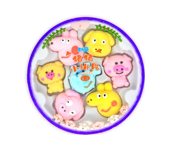 GLQ Marshmallow Jelly Candy Cute Pigs 110G