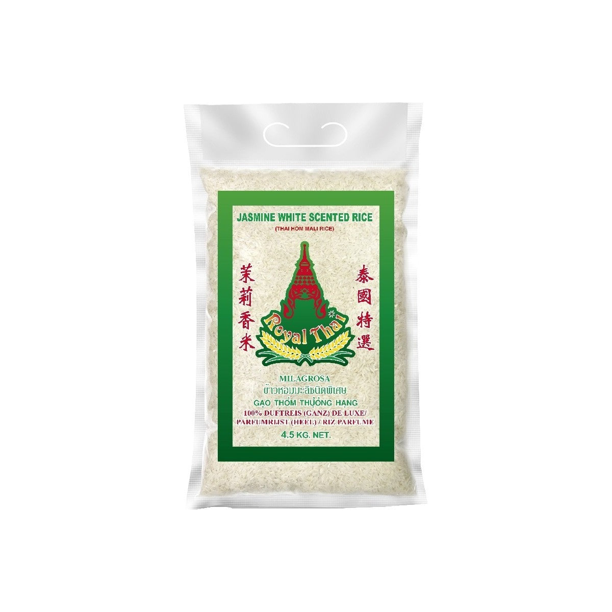 ROYAL THAI RICE Jasmine Rice 4,5Kg - Gao Thai Thom