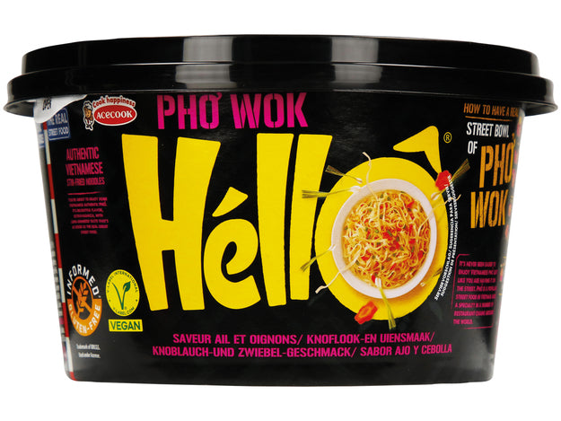 HELLO PHO WOK Instant Noodle Vegan Flavour 76G