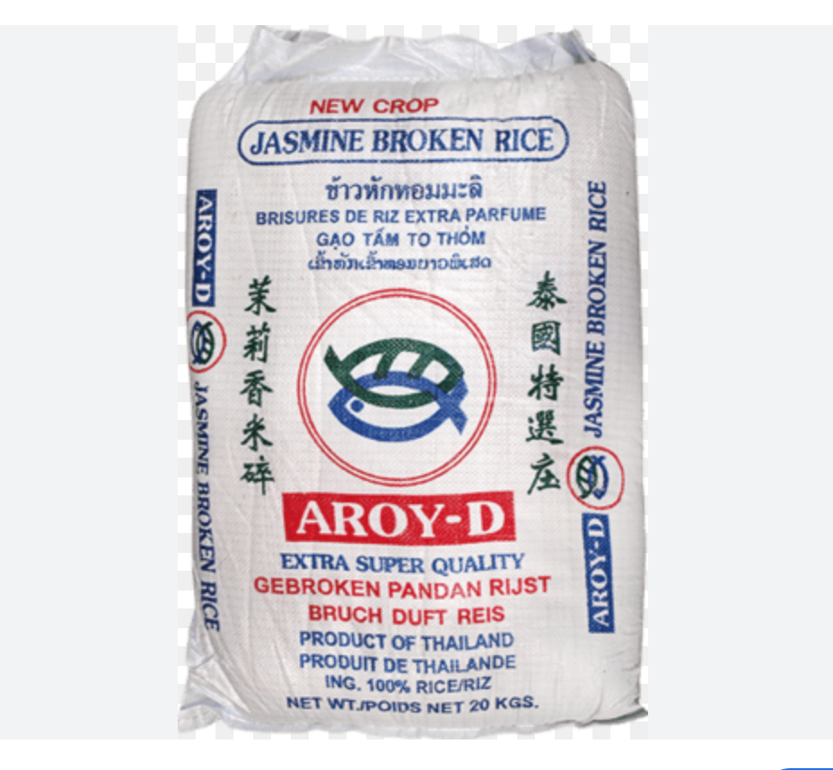 AROY-D Broken Jasmine Rice 20KG