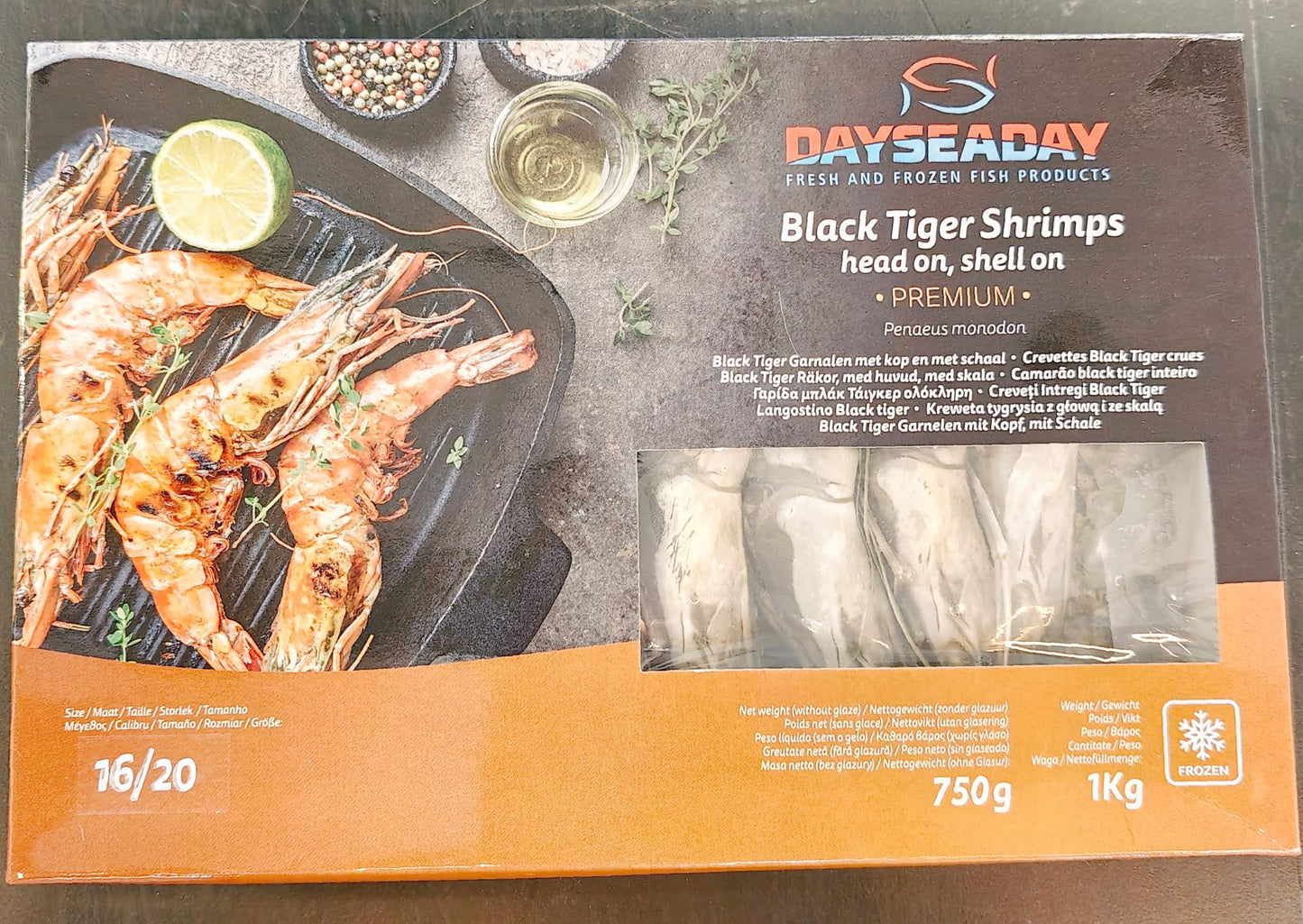 DAYSEADAY Black Tiger Hoso 16/20 - 25% 1Kg