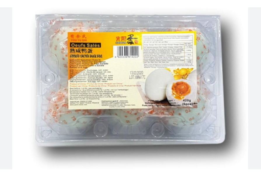 JASMINE Cn Ham Tan (Salted Cooked) - Trung Muoi 6Pcsx75G