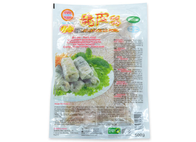 TAN HUNG Frozen Pork Rind - Bi Heo 500G
