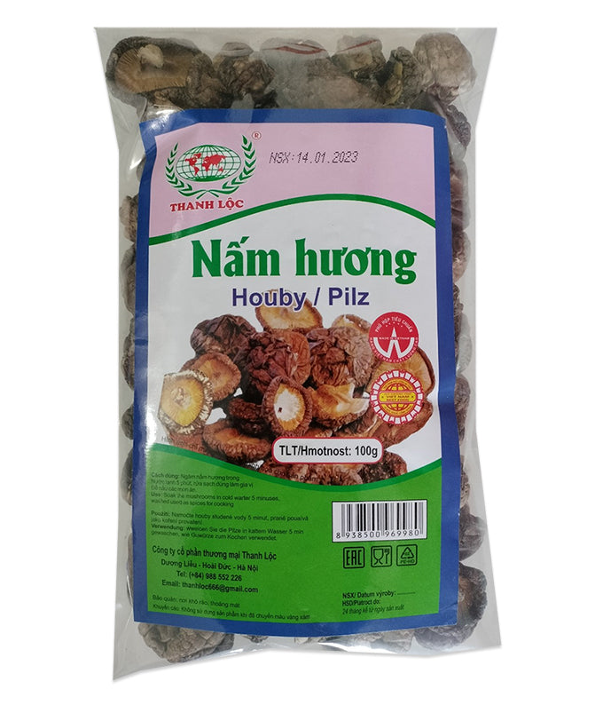 THANH LOC Dried Shiitake Fungus - Nam Huong 100 G