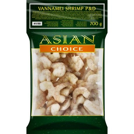 ASIAN CHOICE Vannamei Shrimp P&D 41/50 1 Kg