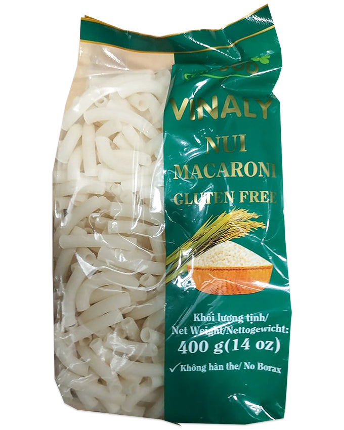 VINALY Rice Macaroni Tube Shape - Nui Gao Ong 400G