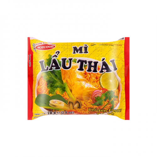 ACECOOK Instant Noodles Chicken - My Lau Thai 78G