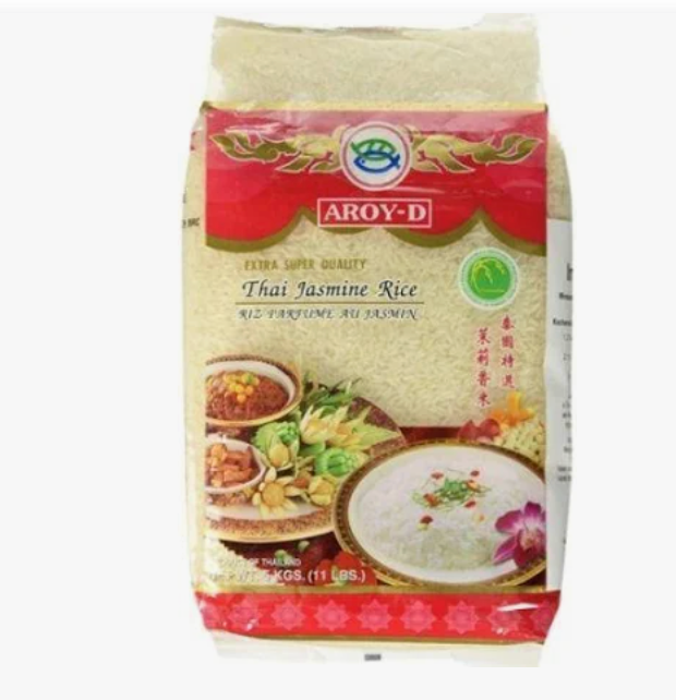 AROY-D Jasmine Rice 100% Long Grain 5Kg