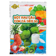 HIEP LONG Jelly Powder - Bot Rau Cau Ca Deo 12G X 12Pcs
