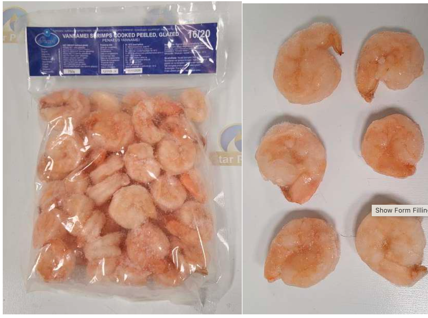 PEARL Shrimp Cpd 16/20 Fc 500G