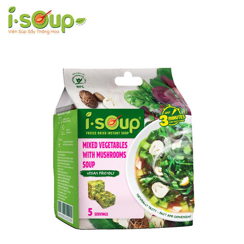 ISOUP Vegies With Mushroom Soup - Canh Luoi Nam 35G