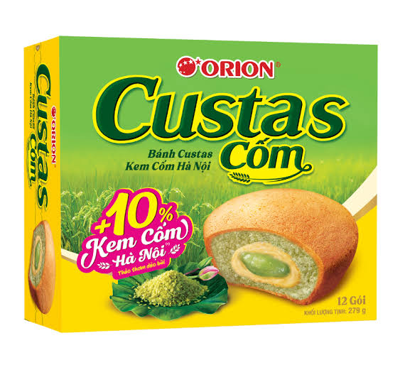 ORION Green Rice Flake Soft Pie 276G