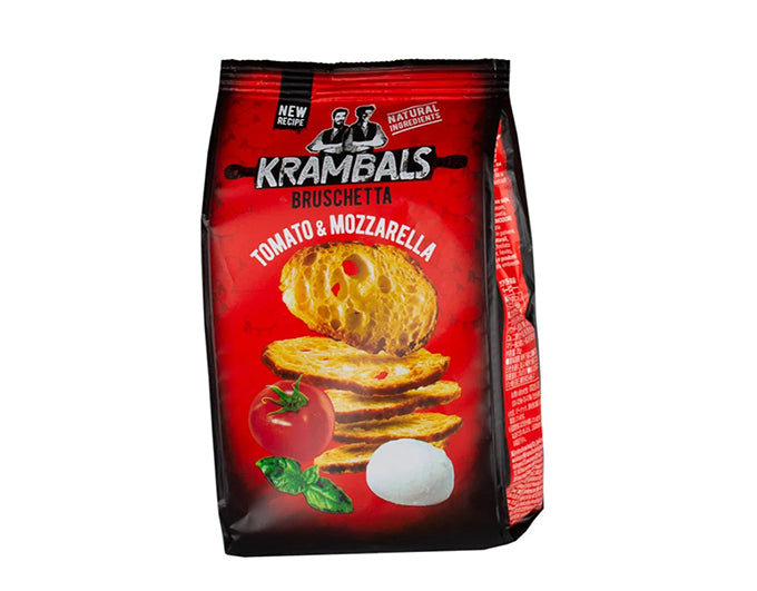KRAMBALS Bruschetta Tomato Mozzarella Red Snacks 70G