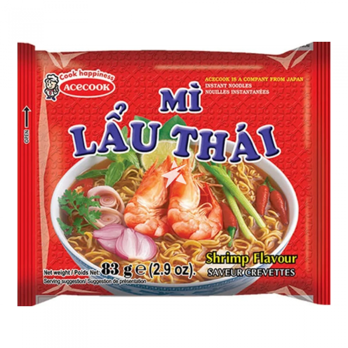 ACECOOK Instant Noodles Shrimp Tom Yum - My Lau Thai 83G