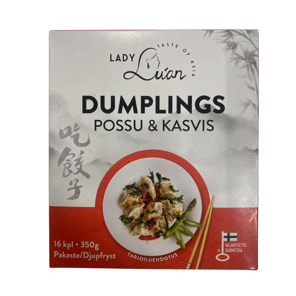 LADY LUAN Dumplings Pork And Vegetables 16Kpl 350G