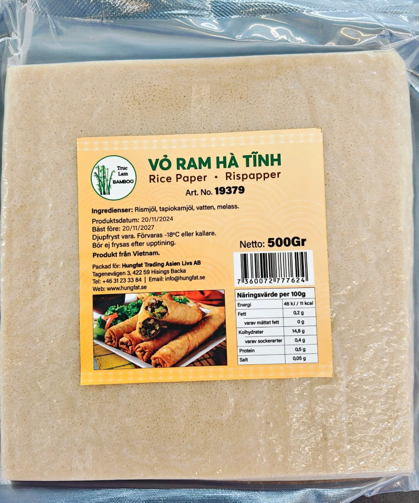 BAMBOO Brown Rice Paper - Vo Ram Ha Tinh 500G