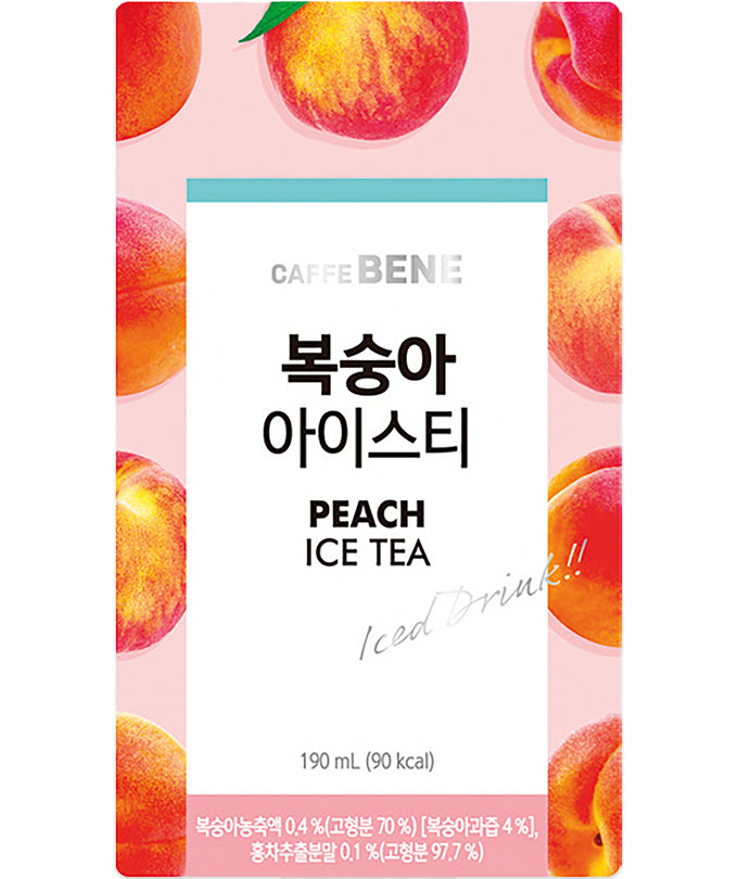 CAFFE BENE Peach-Flavored Soft Drink 190 Ml