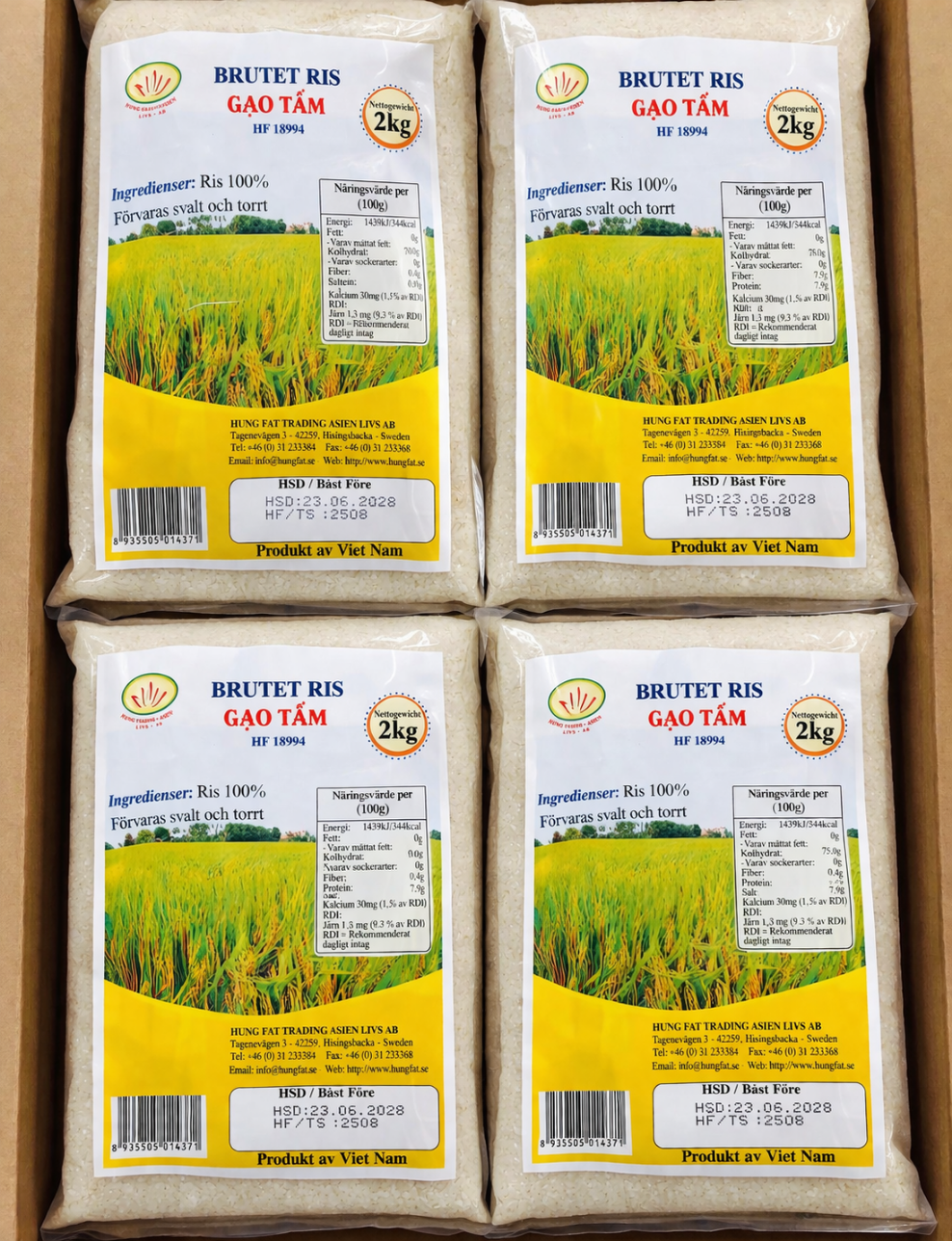 LOTUS Broken Jasmine Rice VN / Gao Tam Thom Vietnam 2Kg