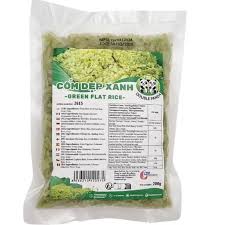 DOUBLE PANDA Green Flat Rice 200G - Com Dep Xanh