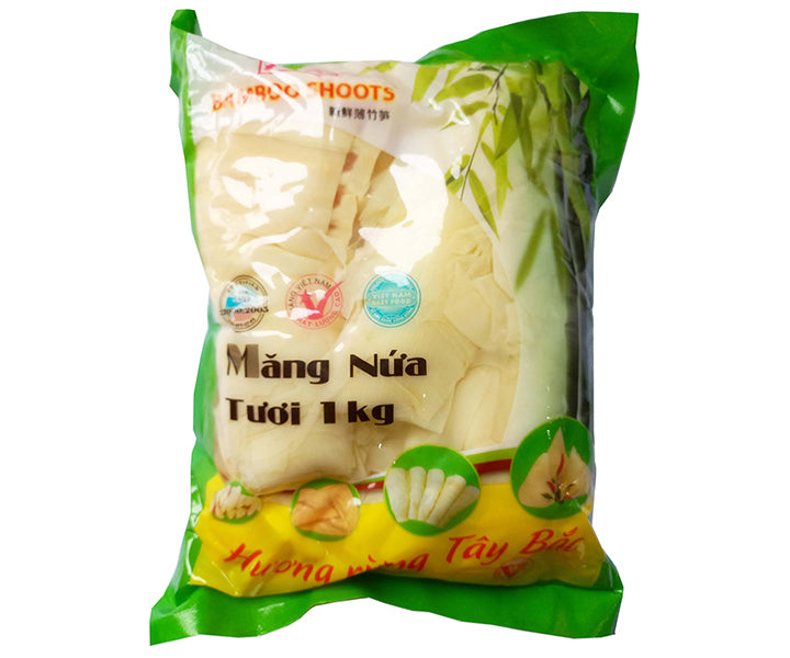 KIMBOI Pre-Cooked Bamboo Shoot Tip In Water 1300 G