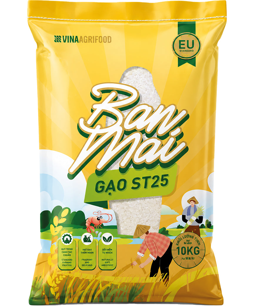BAN MAI ST25 Jasmine Rice 10Kg