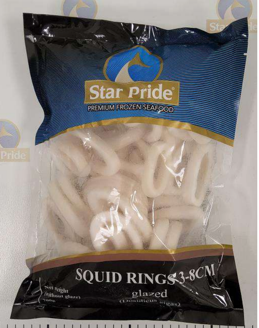 STAR PRIDE Squid Rings 3-8Cm 1Kg