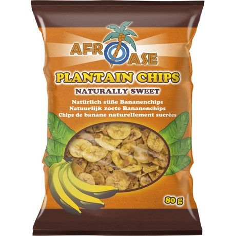 AFROASE Plain Chips Naturally Sweet 80G