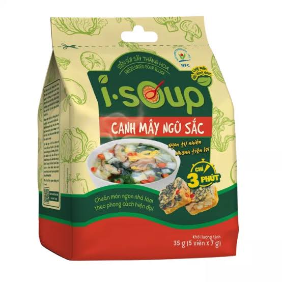 ISOUP Five Color Veggie Soup - Canh May 35G