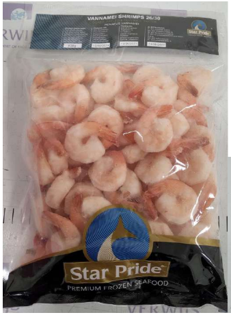 STAR PRIDE Shrimp Vannamei Cpdto 26/30 - 1 Kg