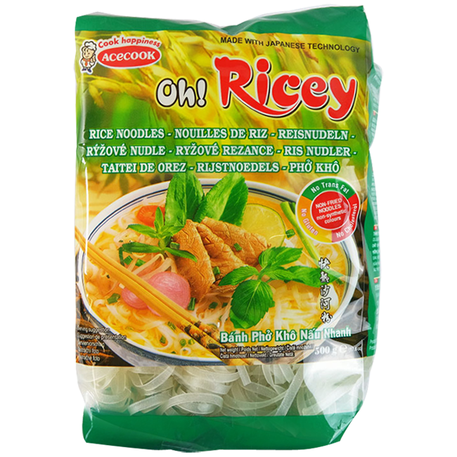 OH RICEY Rice Noodles - Banh Pho 500G