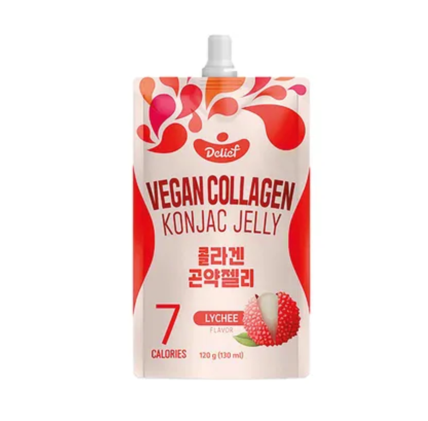 DELEIF Vegan Collagen Konjac Jelly Lychee 120G