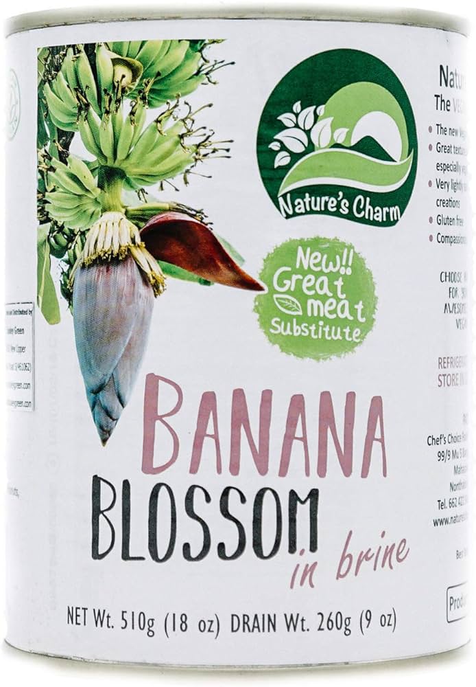 NATURE'S CHARM THAILAND Banana Blossom In Brine / Hoa Chuoi 510G