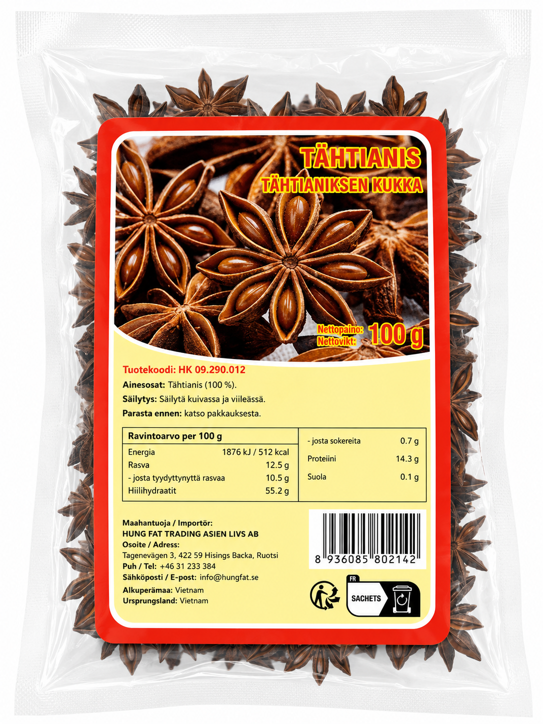 JASMINE Vn Star Anise - Hoa Hoi 100G