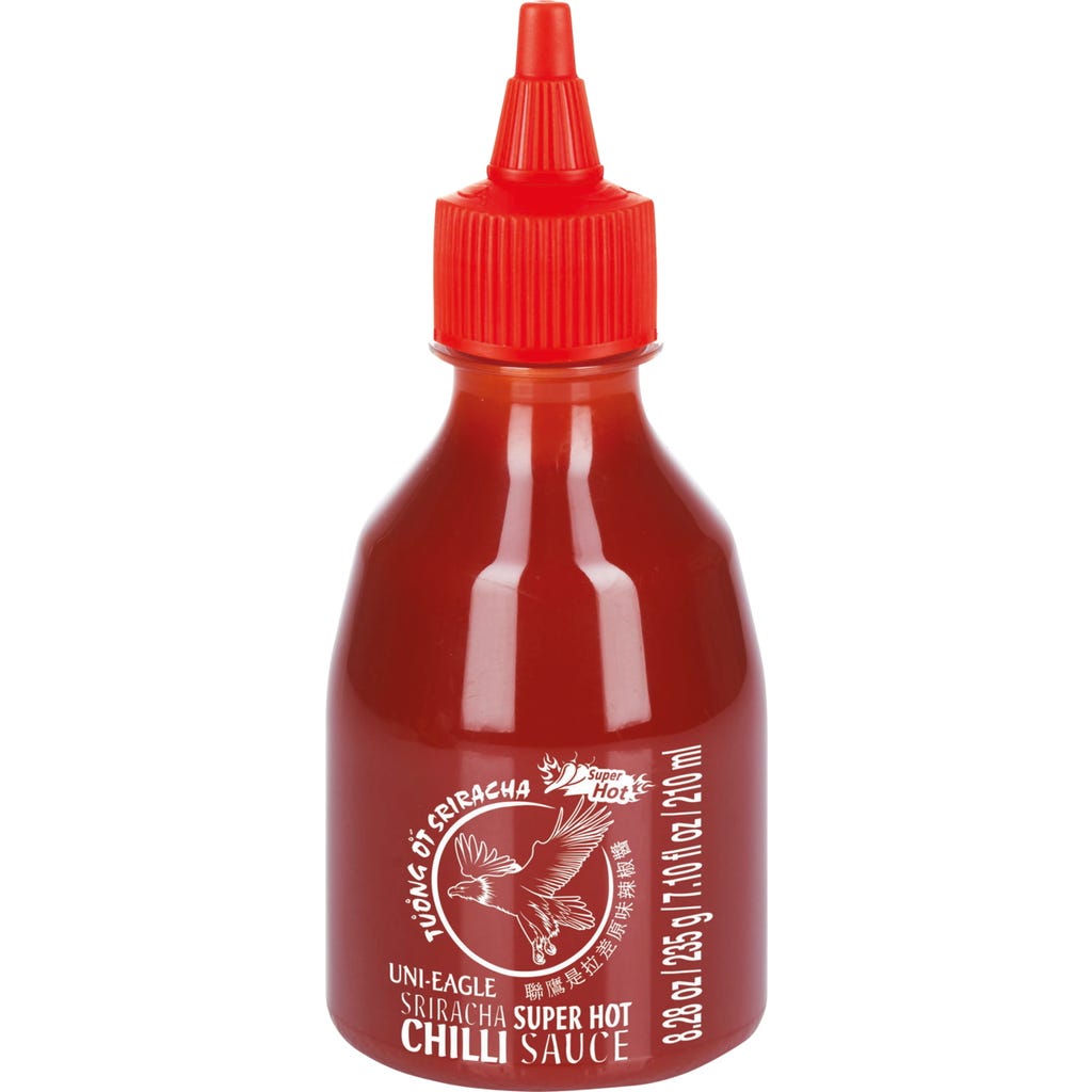 UNI EAGLE THAILAND Chilli Sauce Sriracha Super Hot 230 G / 210 Ml
