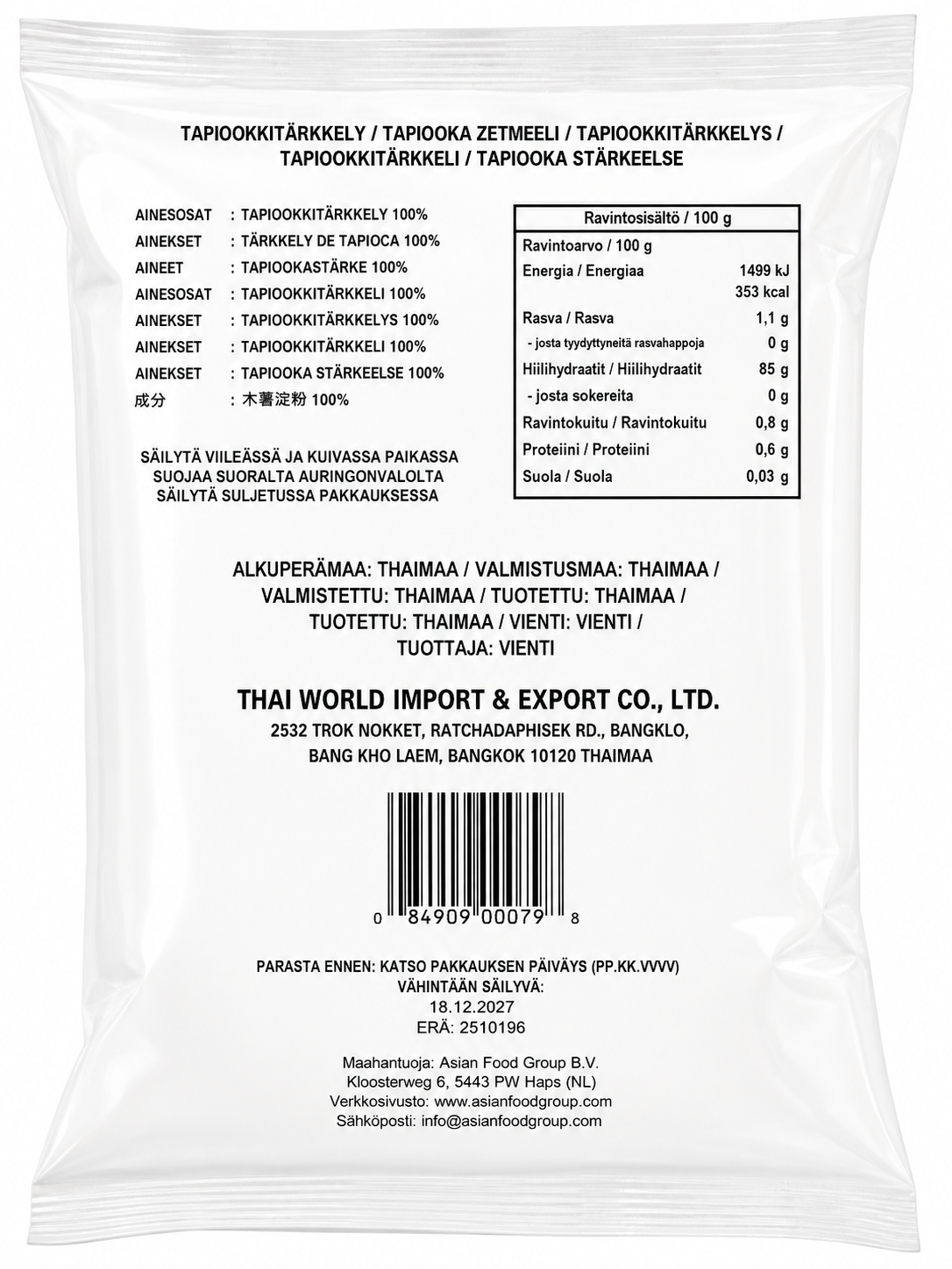 COCK Tapioca Starch Bot Nang 400G