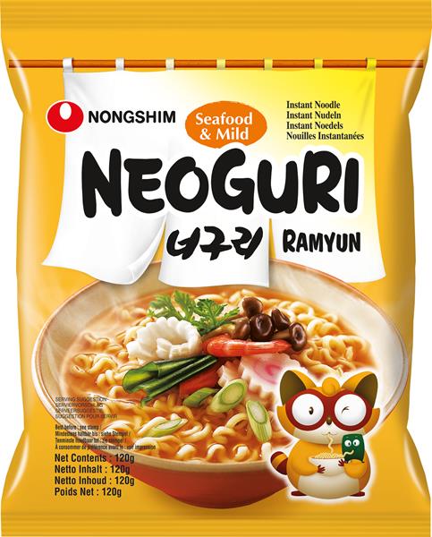 NONGSHIM Instant Noodles Neoguri Seafood Mild 120G