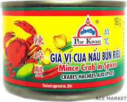 POR KWAN Minced Crab In Spices 160G