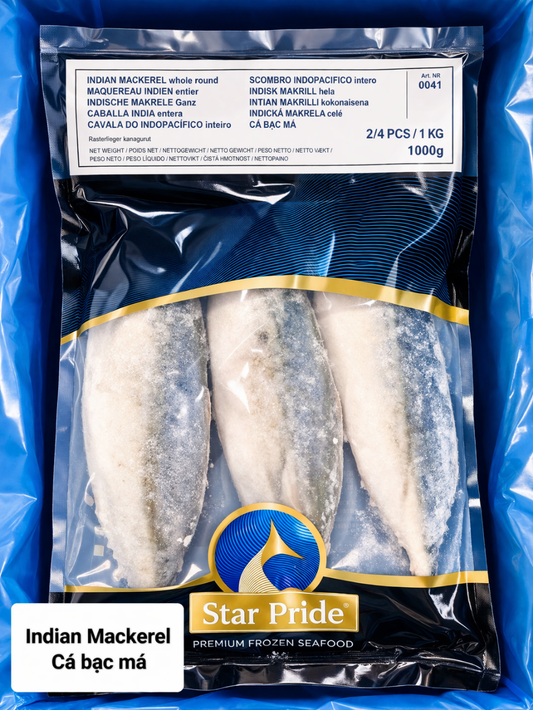 STAR PRIDE Indian Mackerel - Ca Bac Ma  2/4Pcs/Kg