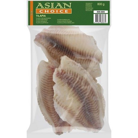 ASIAN CHOICE Tilapia Fillets 140/200 1 Kg