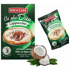 ROCKCAFE Coconut Cappuccino Coffee 5X30G