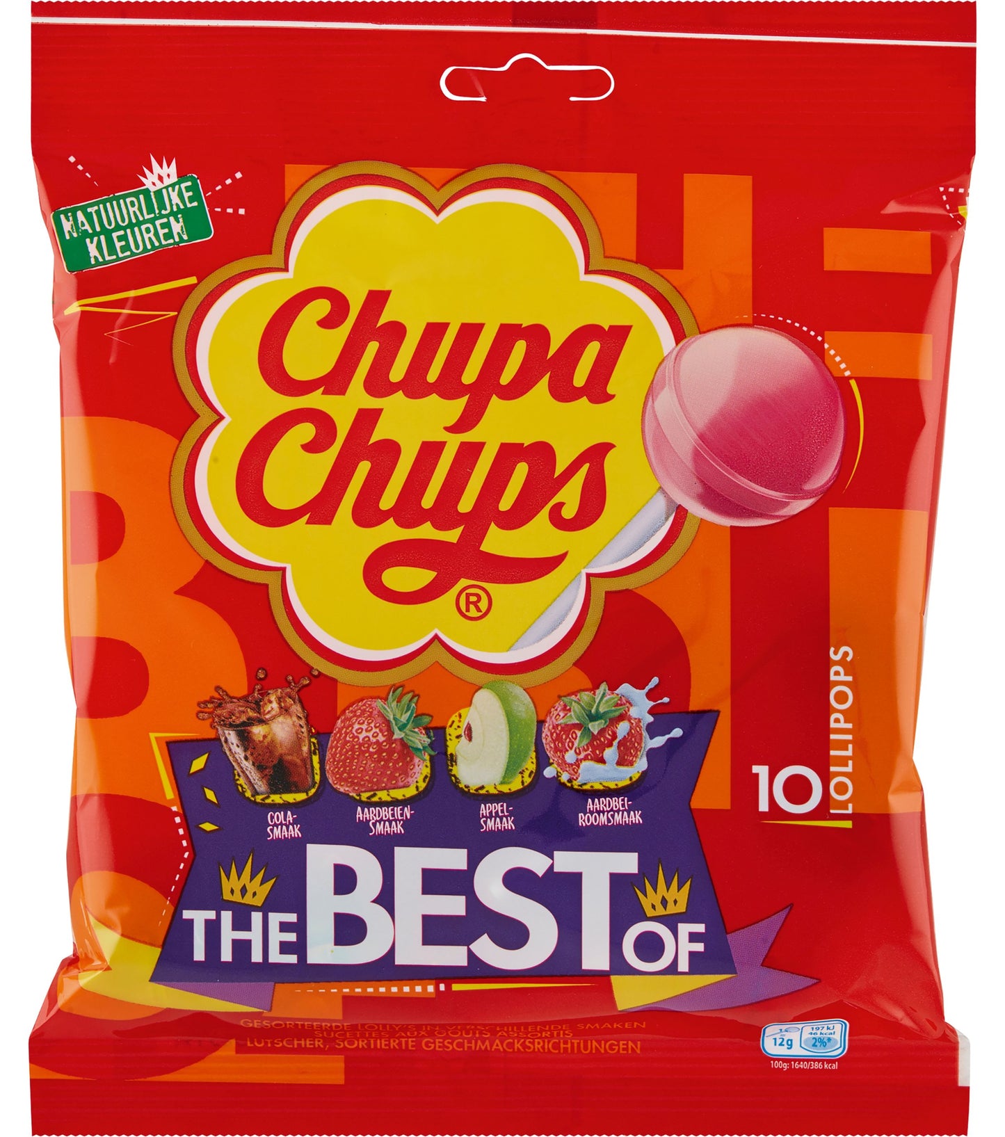 CHUPA CHUPS Lolly Mix Red Candy 120 G