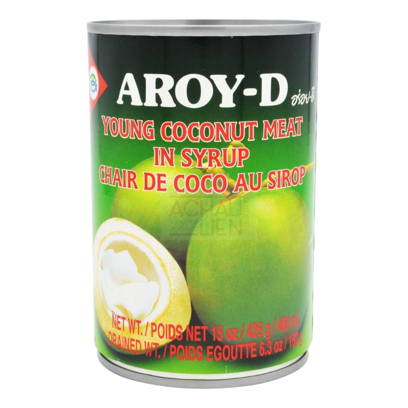 AROY-D Young Coconut Meat In Syrup 425G