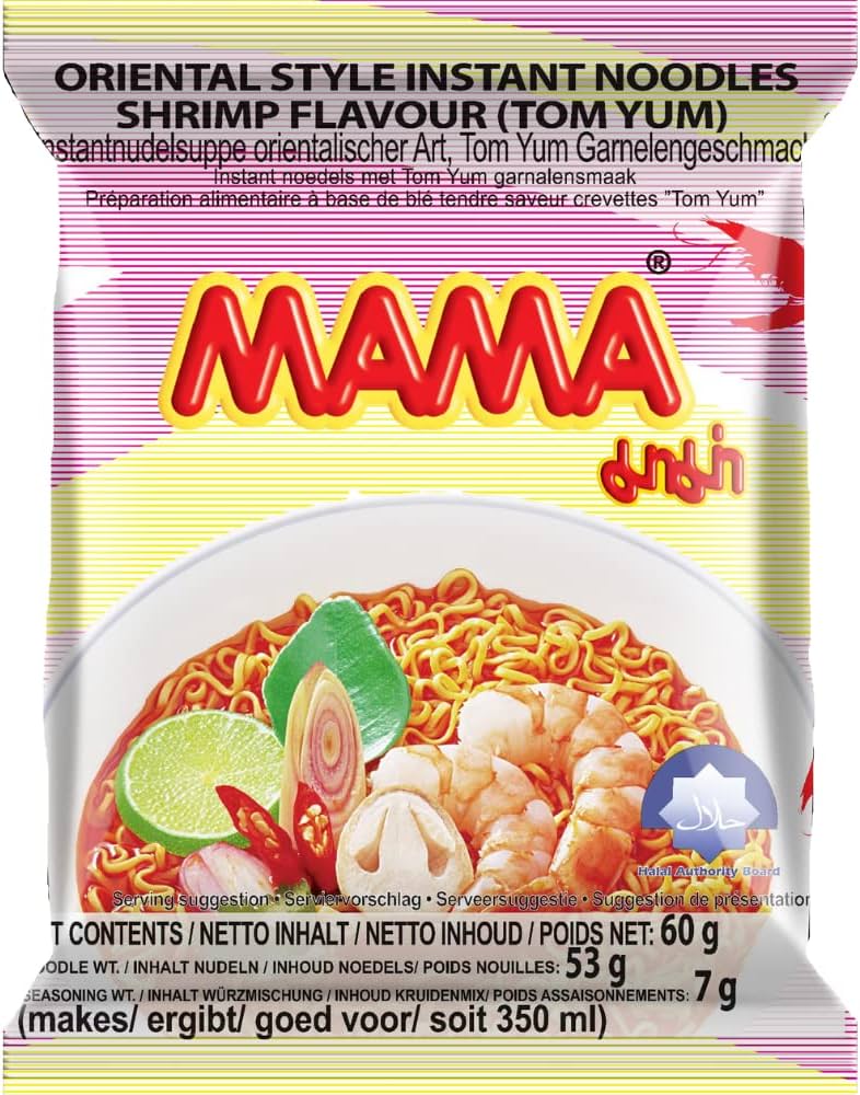 MAMA Instant Noodles Shrimp Tom Yum 60 G