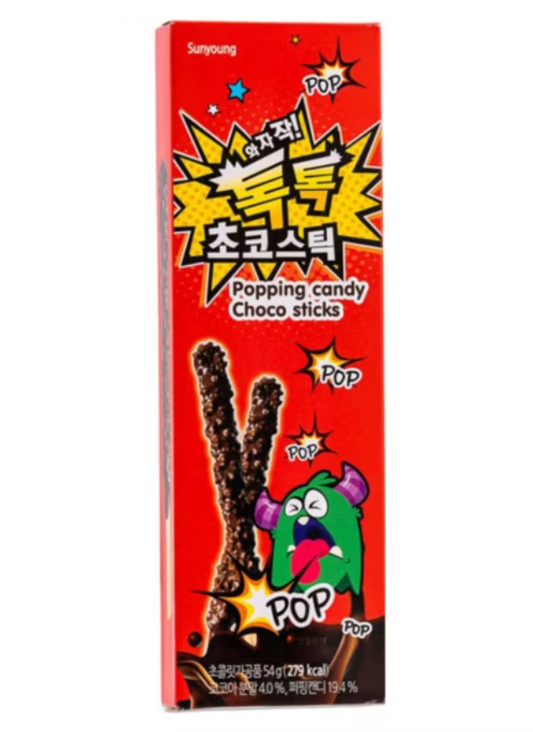 SUNYOUNG Choco Stick Popping Candy 54 G